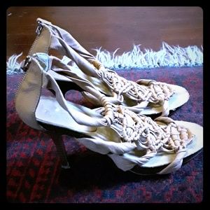 Nine West strappy heels